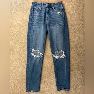 American Eagle Ripped Mom Jeans